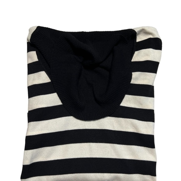 INC International Concepts (NWT) Striped Cowl Neck Sweater Size Large - Picture 5 of 8
